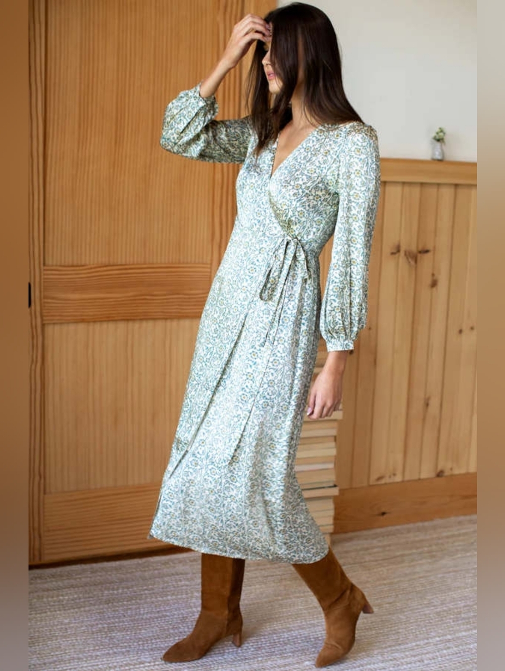 Emerson Fry Bishop Wrap Dress
